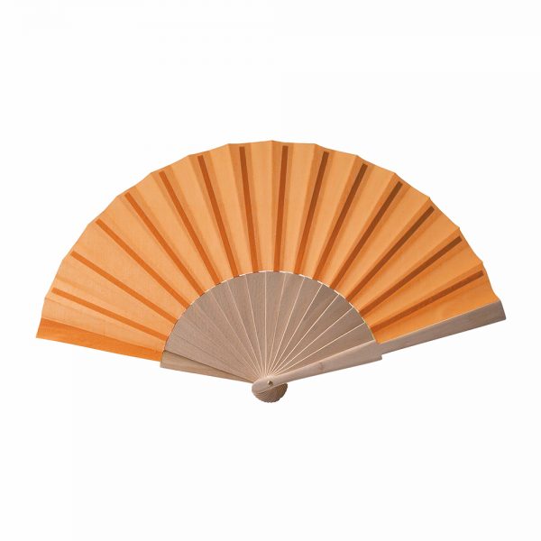Ventaglio in tessuto, manico legno - immagine 5