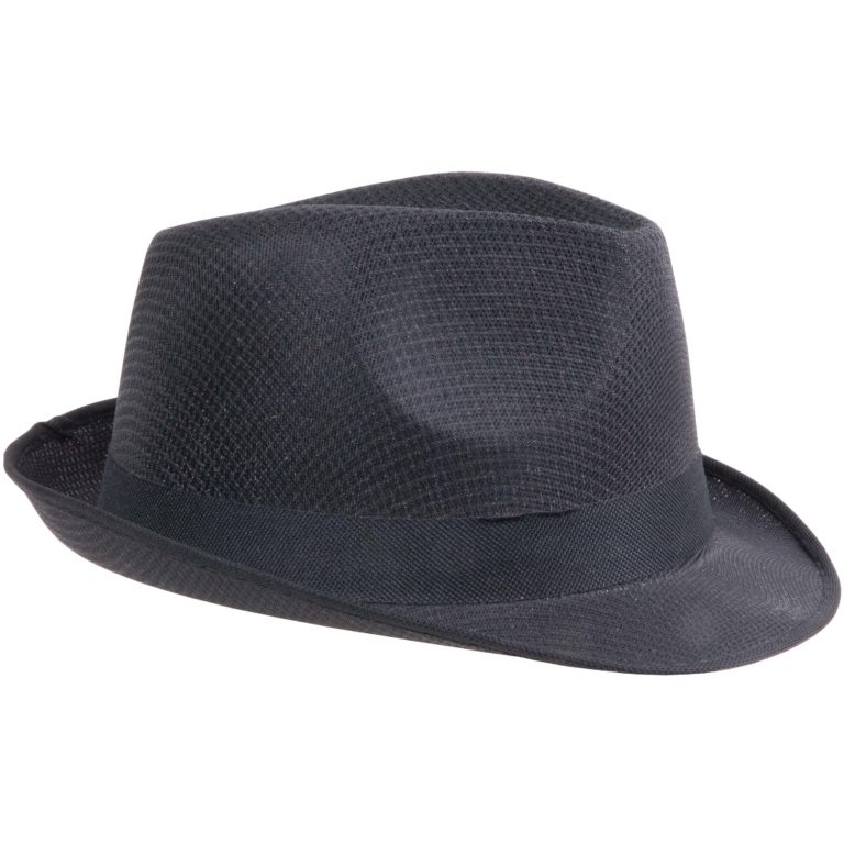 Cappello polyestere c/fascia nero - immagine 3