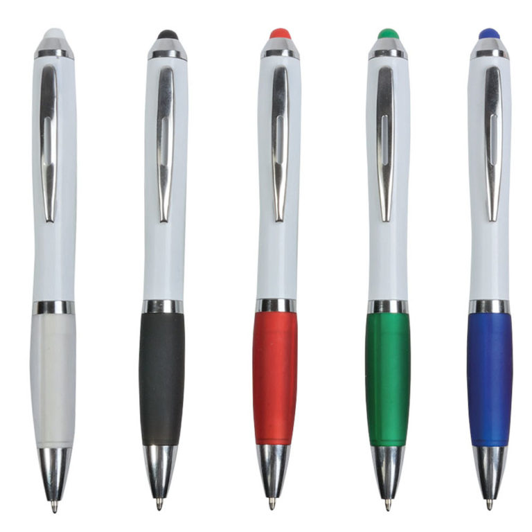Penna touch bia impugn e touch colorata
