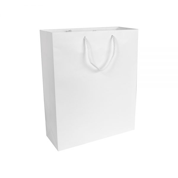 Shopper carta lam.26x35x11cm opaco - immagine 2