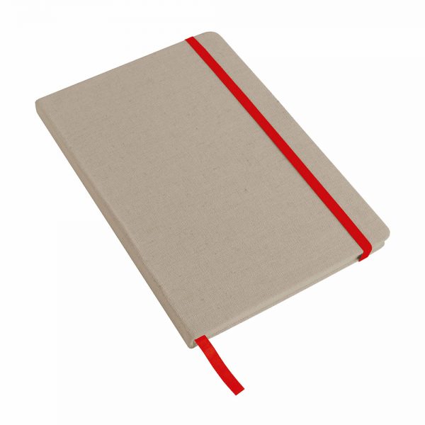 Quaderno a righe canvas 80pg c/elast