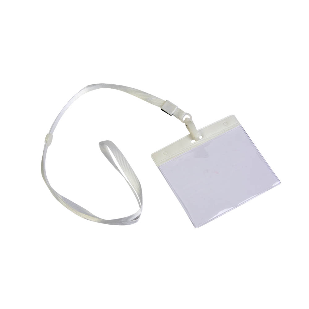 Nastro collo c/porta badge pvc – Shoppinando