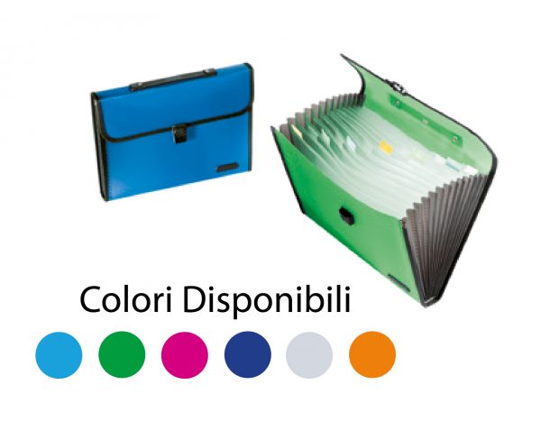 PORTADOCUMENTI a Soffietto 13 scomparti 33x24